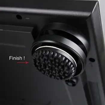 고무 턴테이블 발 진동 흡수 감속기, 미끄럼 방지, 레코드 플레이어 스피커 시스템용 2 인치 직경 패드, 세트당 4 개