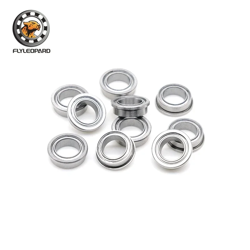 2Pcs High Quality ABEC-7 FR168ZZ 6.35x9.525x3.175mm Shielded Bearing Inch Series 1/4 x3/8 x1/8 inch Mini Flanged Ball Bearings