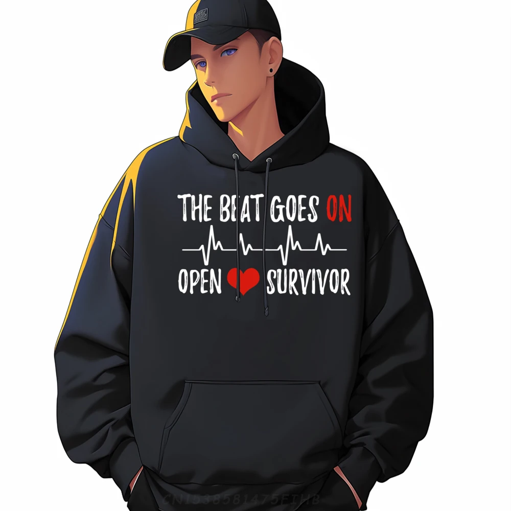 

Open Heart Surgery Survivor Beat Goes On Pulse Heartbeat Luxury Designer Sweatshirts Easter Day