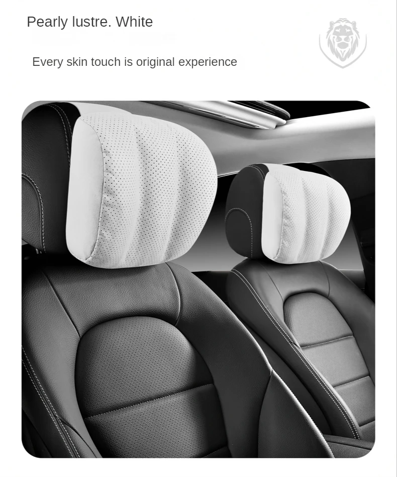 Auto-Kopfstütze Nackenkissen Memory-Schaum-Kissen Kopfstütze Nackenstütze Weich Universal für Autos Reisen Alle Jahreszeiten – Detail 7