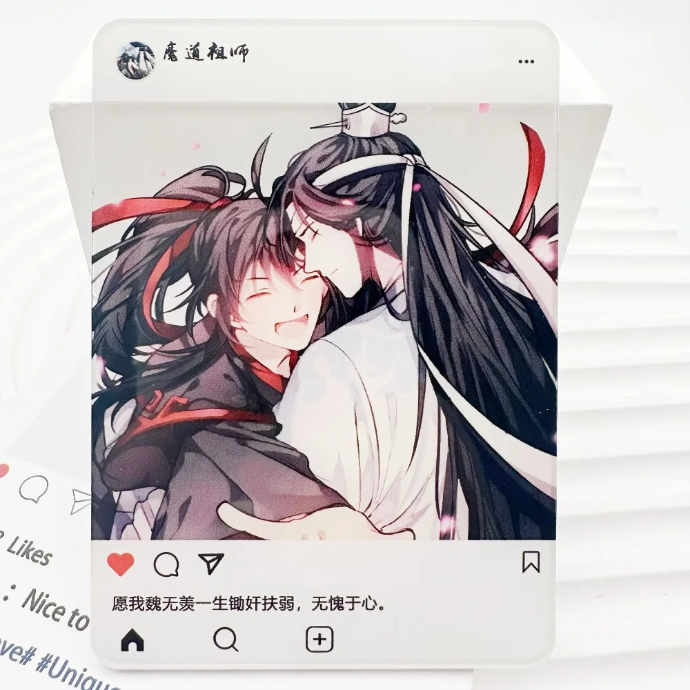 Mo Dao Zu Shi Anime Character Surrounding Acrylic Transparent Card Photography Ornament High Beauty Fan Commemorative Gift