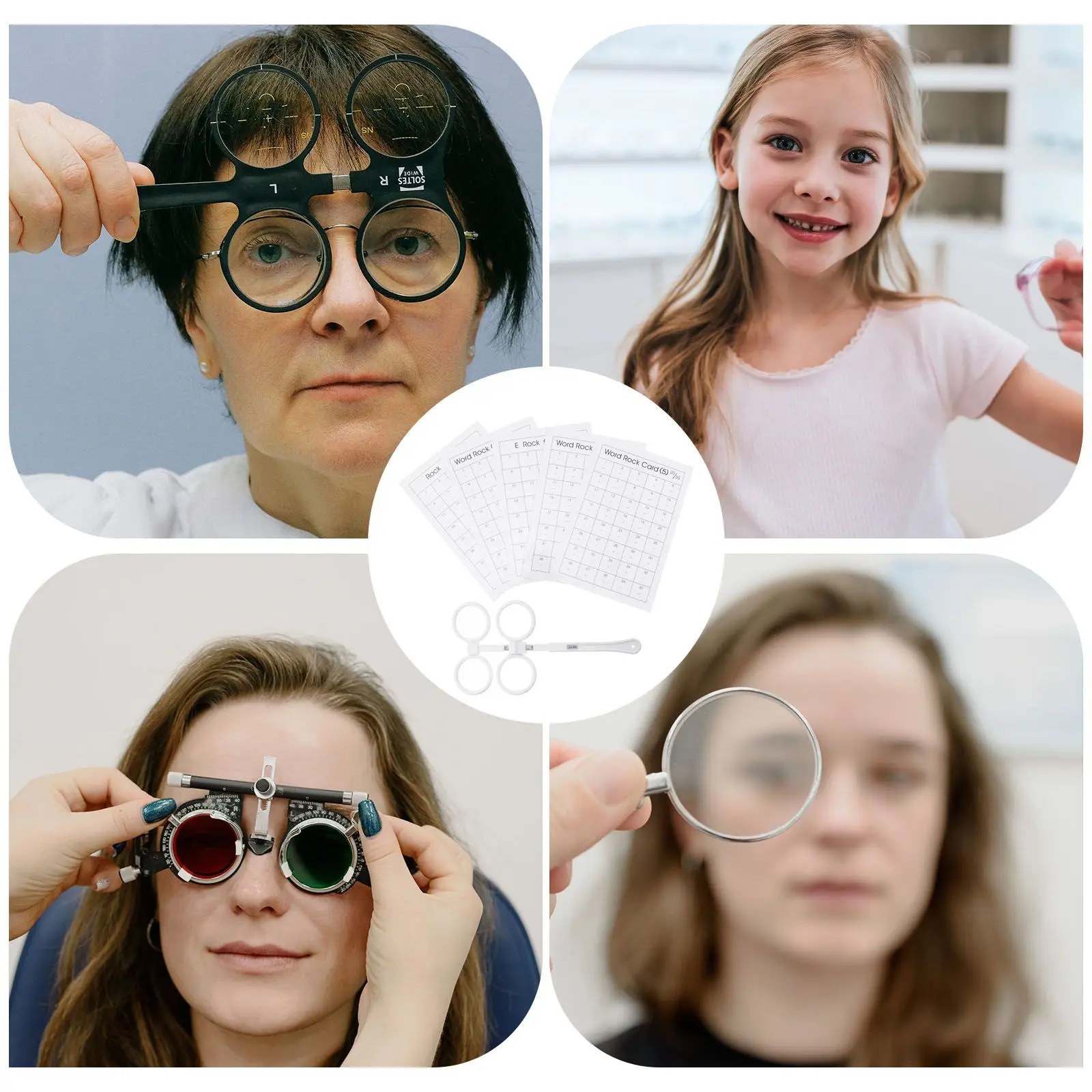 Vision Training Glasses Optometry Flips Plastic Ophthalmic Lens Pocket Flipper Care Tools Modern Practical Teaching