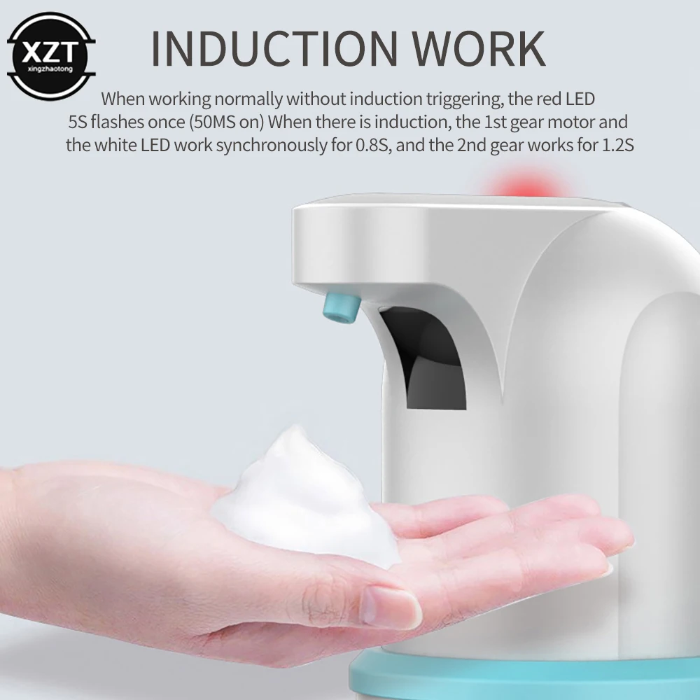 

Automatic Liquid Soap Dispenser Touchless Sensor USB Charging Smart Foam Machine Infrared Sensor Soap Dispenser Hand Sanitizer
