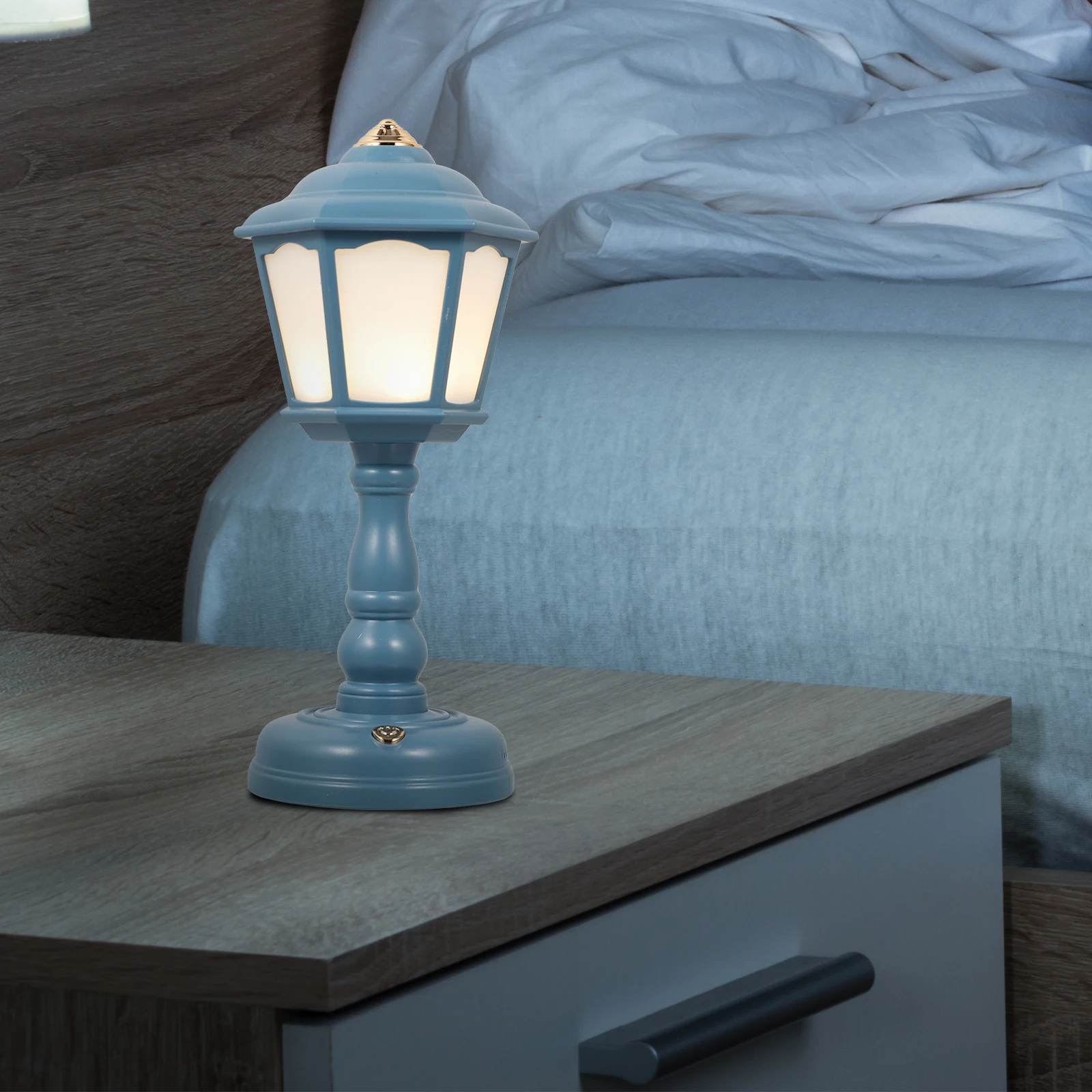 

Retro Palace Lights Mini Table Lamp LED Dimming Desktop Night Light Home Decor Sturdy ABS Material Practical Use Bedside