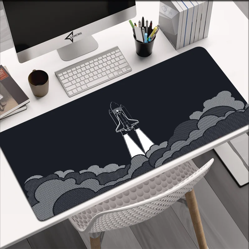 Spazio Grande Anime Mousepad Gamer Carino Kawaii XXL Gaming Mouse Pad Gomma Nera Bordo di Bloccaggio Grande Moda Laptop Notebook Tappetino da