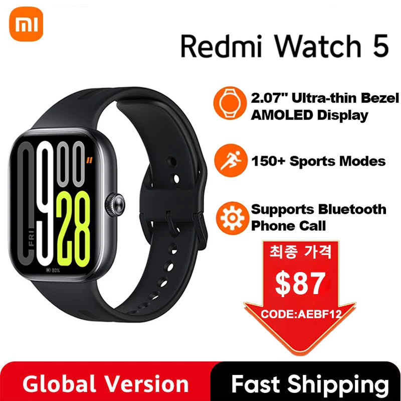 Глобальная версия Xiaomi Redmi Watch 5 2,07 