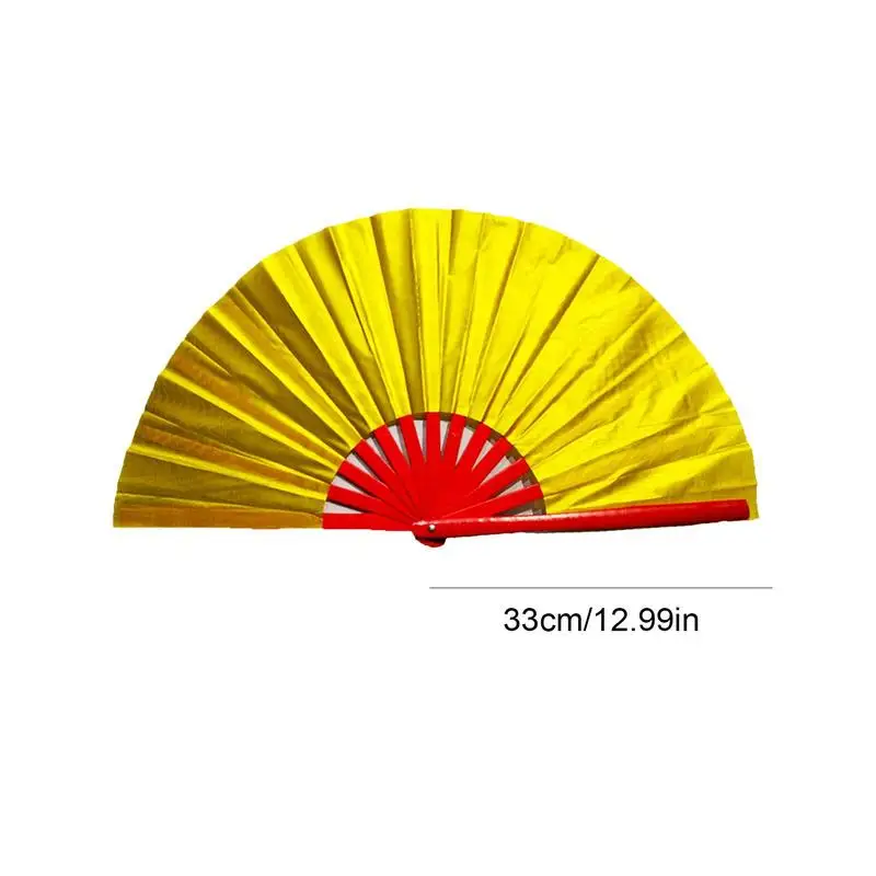 쿵푸 태극권 팬 대나무 33cm 고급 오른손 성능 팬 무술 팬 Wushu 제품 13 인치 핸드 팬 선물