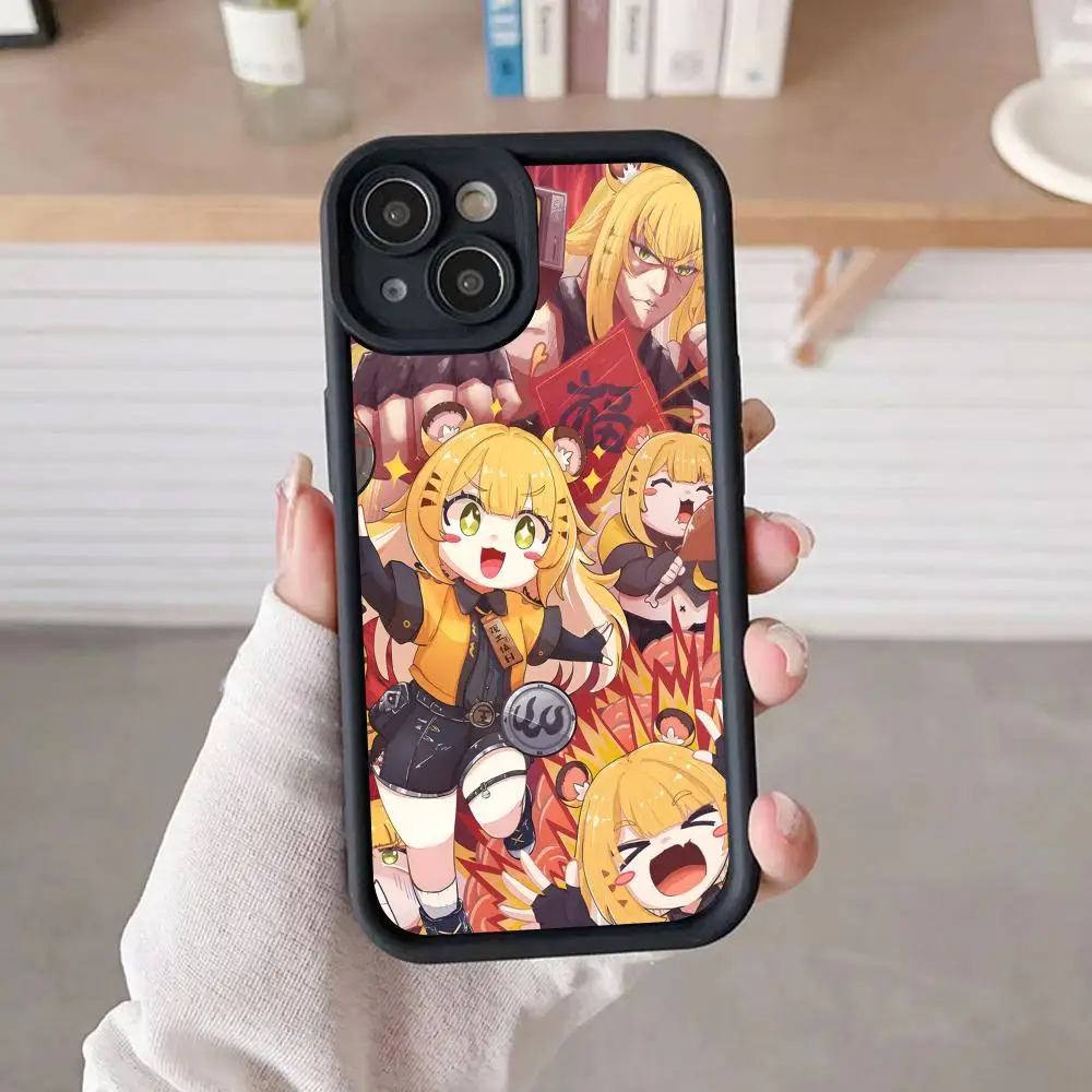 

ZZZ Ju Fufu Phone Case for iPhone 17 16 15 14 13 12 11 Air Pro Max Plus Black Soft TPU Shockproof Cover
