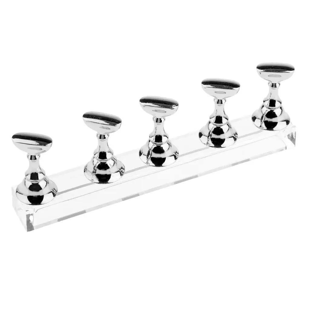 Top False Tips Display Stand Training Practice Holder Nail Art Accessories