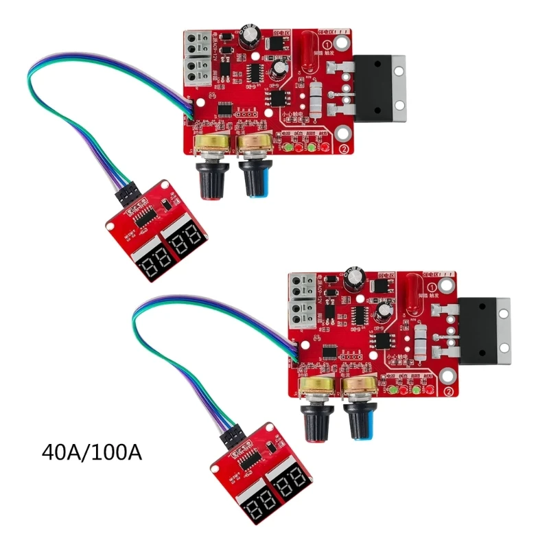 

Spots Welder Control Board Digital Display 40A/100A Spots Welder Time Current 203C