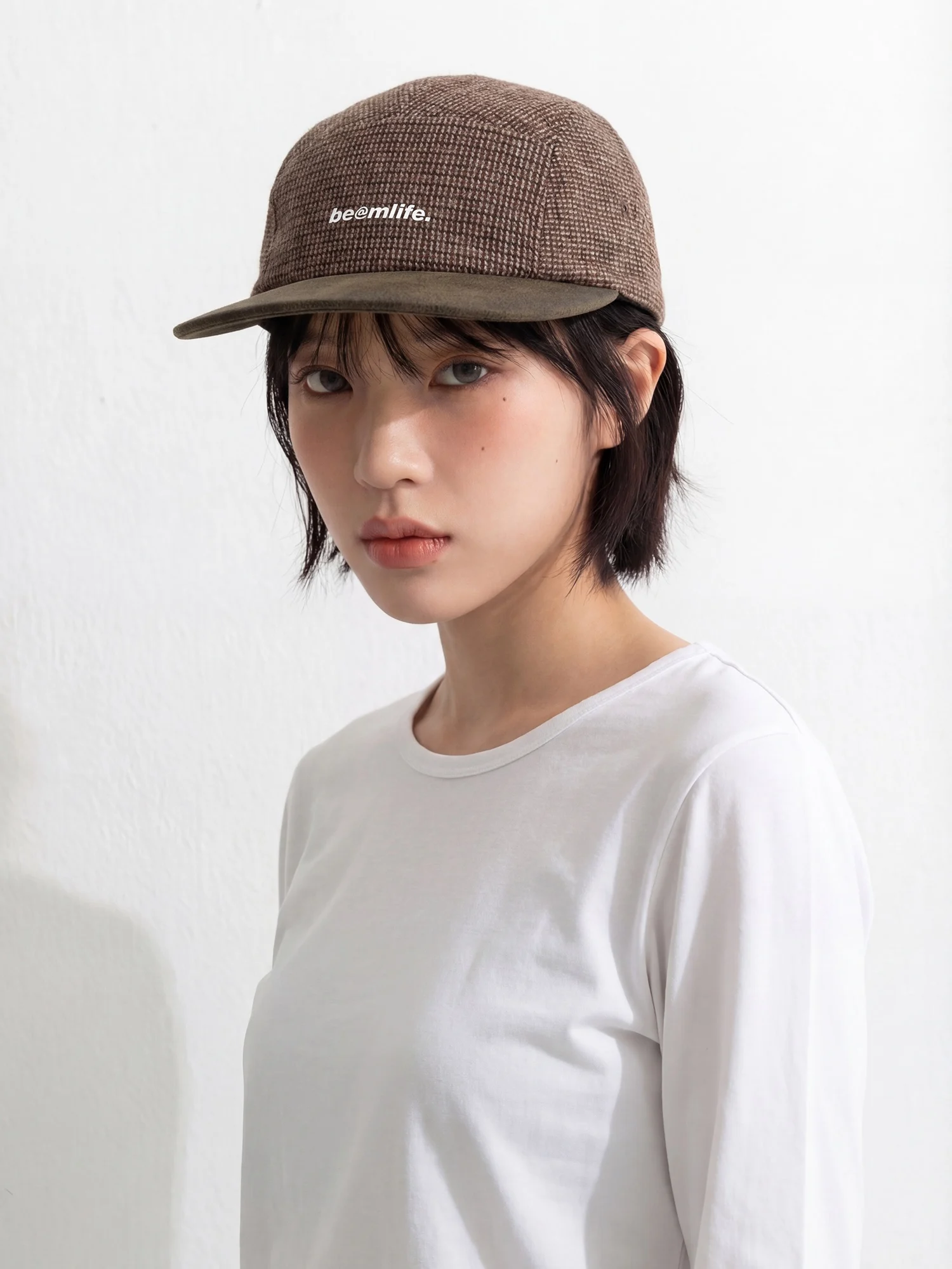 blife26ss-ヴィンテージブリティッシュスタイル-ファイブパネル-フラットブリム-ベースボールキャップ-ユニセックス-ウォッシュ加工ハット-通気性抜群-調整可能-オールシーズン対応