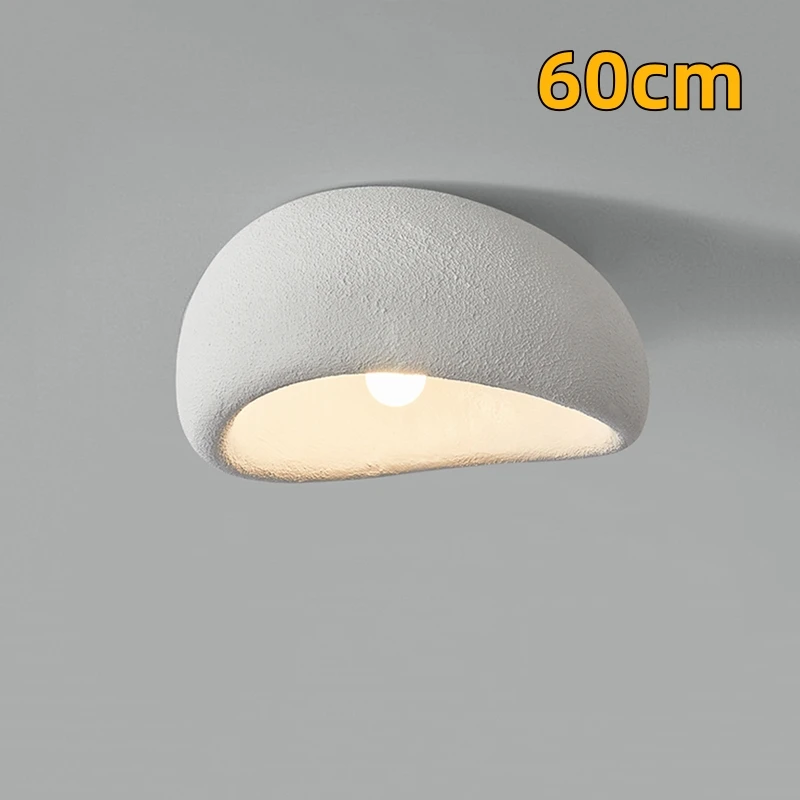 

Modern Wabi Sabi Ceiling Light, Popular LED Light, Nordic, Simple, White, Decorative, Living Room, Room Light, 60 cm