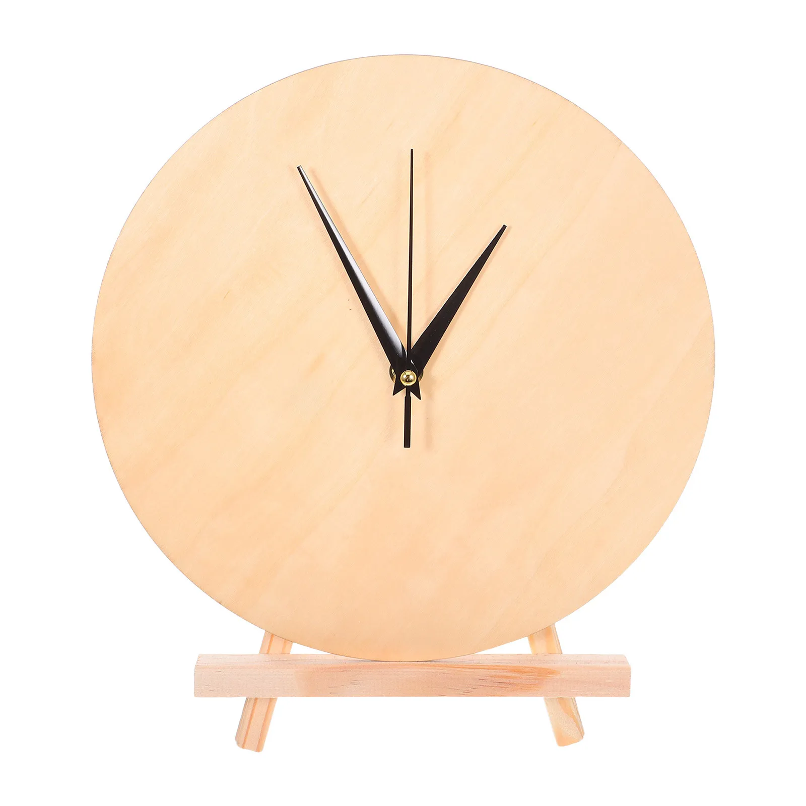 

25Cm Blank Wooden Clock Dial Round DIY Unfinished Craft for Painting Home Decor Wall Clock Creative Project