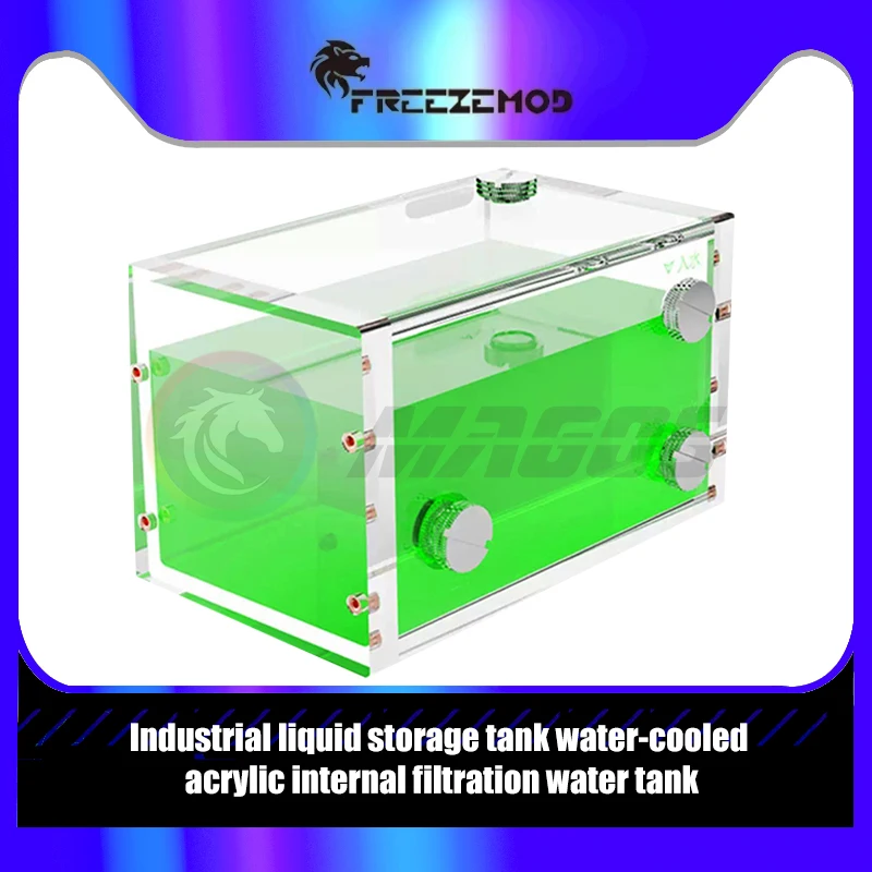 

FREEZEMOD Industrial Liquid Storage Tank Water-cooled Acrylic Reservoir Internal Filtration Main Body One-time Molding FXSX-T90