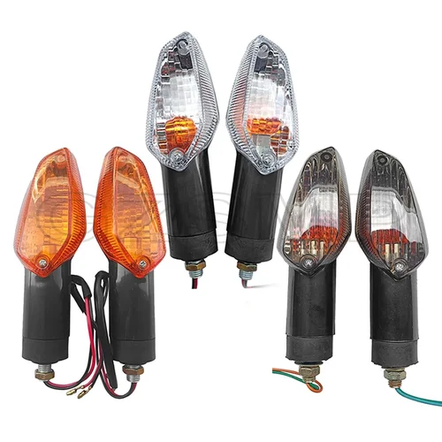 Luz de señal de giro para motocicleta, lámpara indicadora delantera y trasera compatible con Honda CBR125R 250R 300R CB300F CBF125 CBF 150