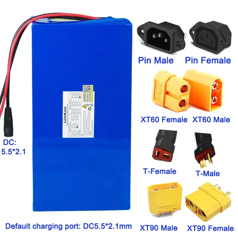 

48V 32Ah battery 1500W Built-in BMS 54.6v 20Ah 24Ah 18Ah 18650 lithium batteries for 54.6v 750W 1000W motor