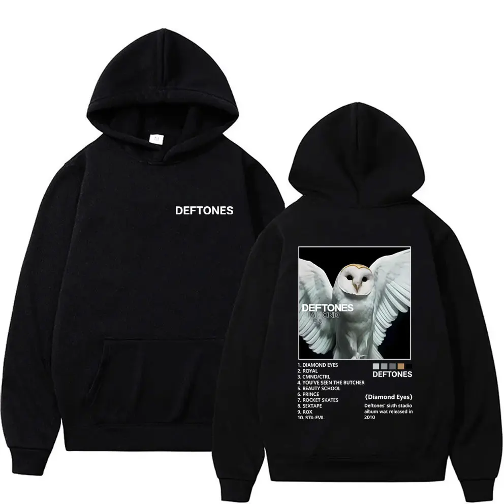 

Rock Band Deftones Diamond Eyes Print Hoodie Men Women Alternative Heavy Metal Streetwear Male Fashion Casual Oversized Hoodies