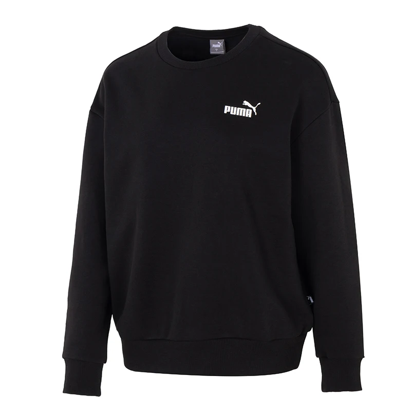 

Женская толстовка Puma Ess+ Relaxed с маленьким логотипом и флисовой подкладкой, удобный свободный пуловер для спорта на открытом воздухе, топ для бега 685587-01