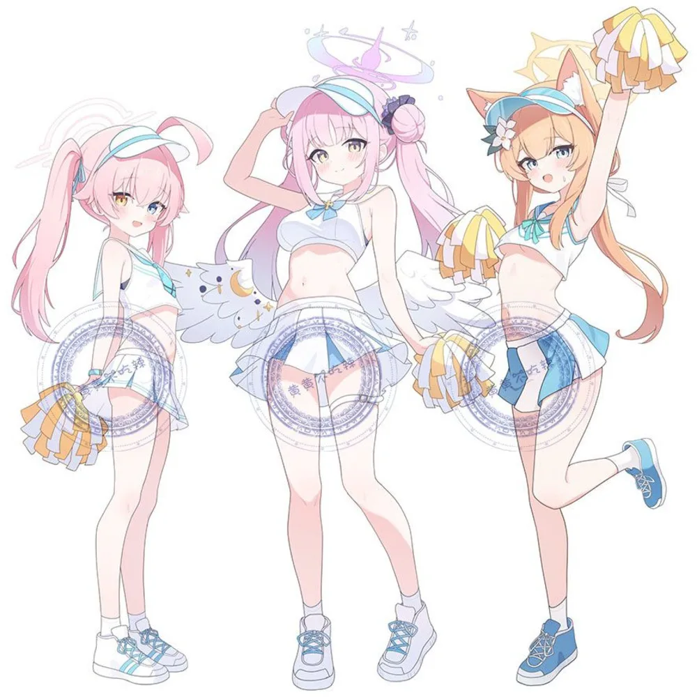 

Misono Mika Iochi Marī Acrylic Stand Blue Archive Anime Figure Model Plate Desk Decor Standing Sign Figures Friends Gifts