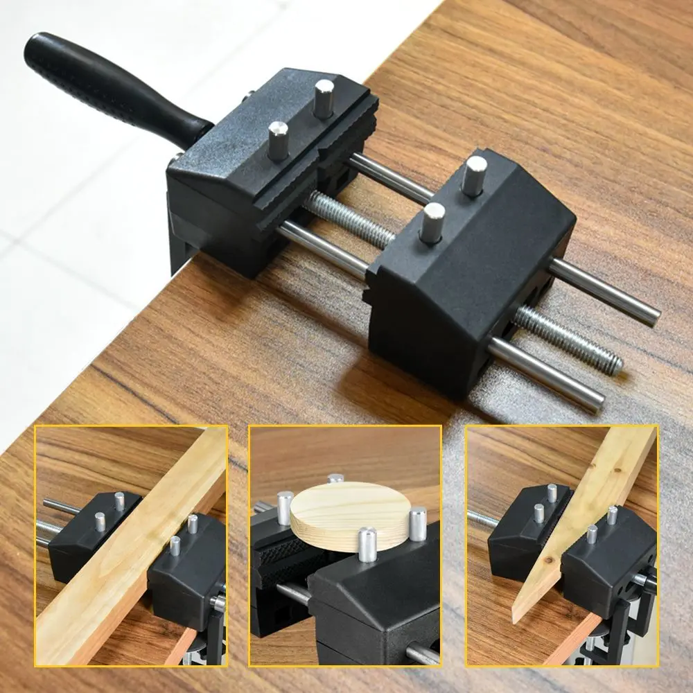 Woodworking Working Table Vise Home Multi-purpose Table Vice ABS Benchscrew Workbench Clamping Tool Grinding Drilling Jig