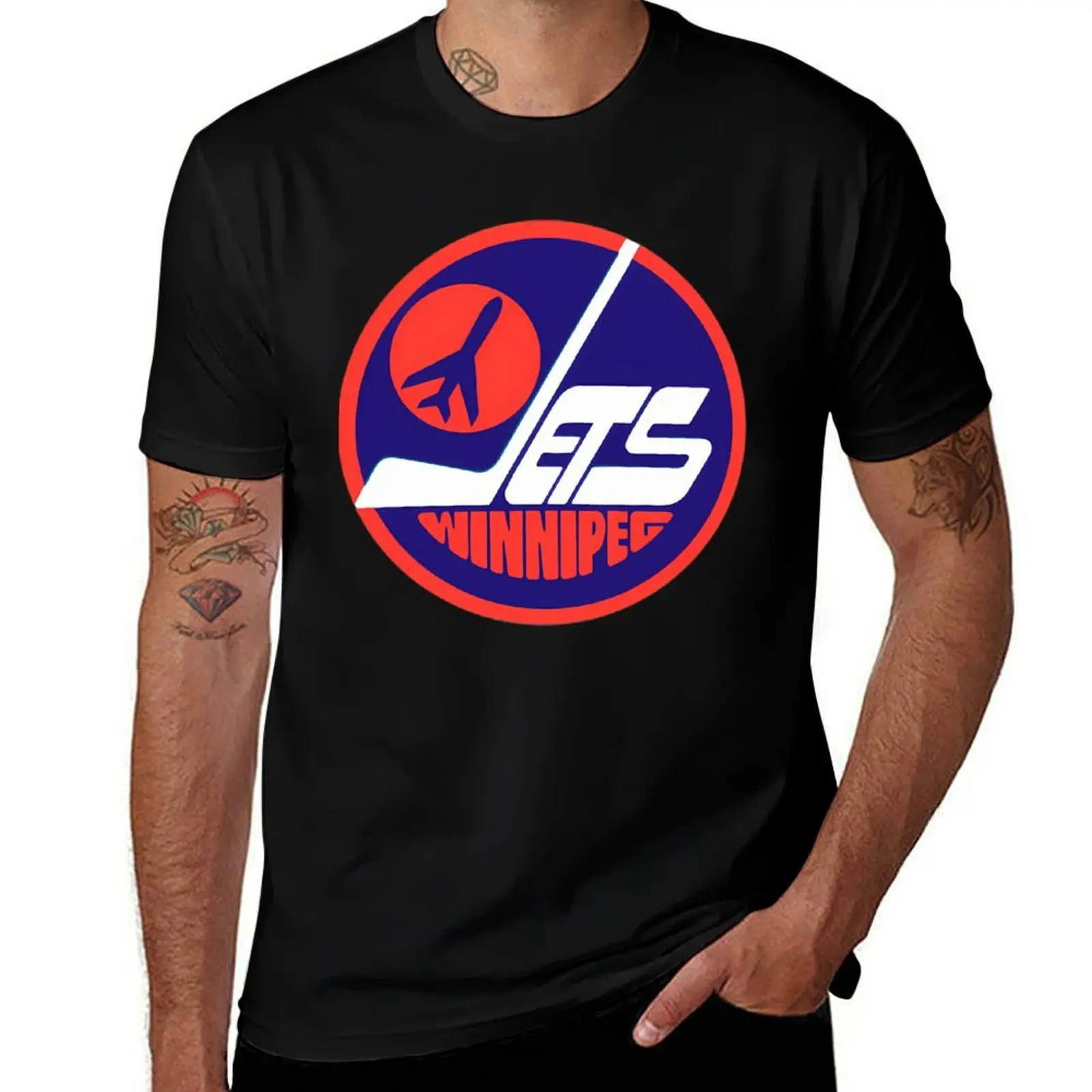 

Jets Winnipeg T-Shirt Trendy Casual Short Sleeve Shirt