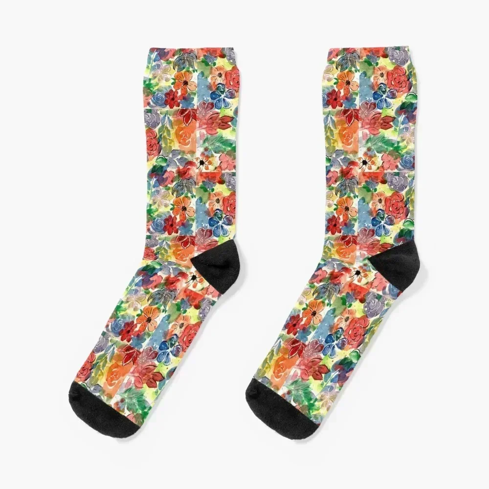 

Watercolor Layers 2 Socks funny gift kids Women Socks Men's