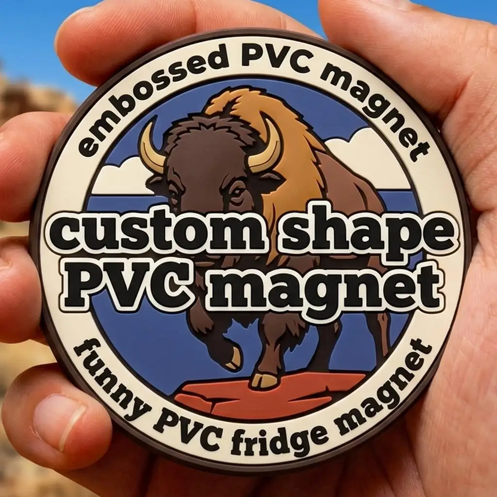 Personalized Soft Rubber Fridge Magnet Custom Logo PVC Refrigerator Magnet OEM Factory Supply