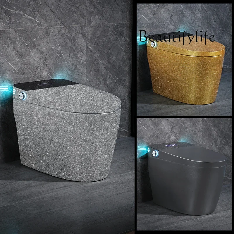 N46 Gray smart toilet flash silver fully automatic integrated toilet without water pressure limit electric