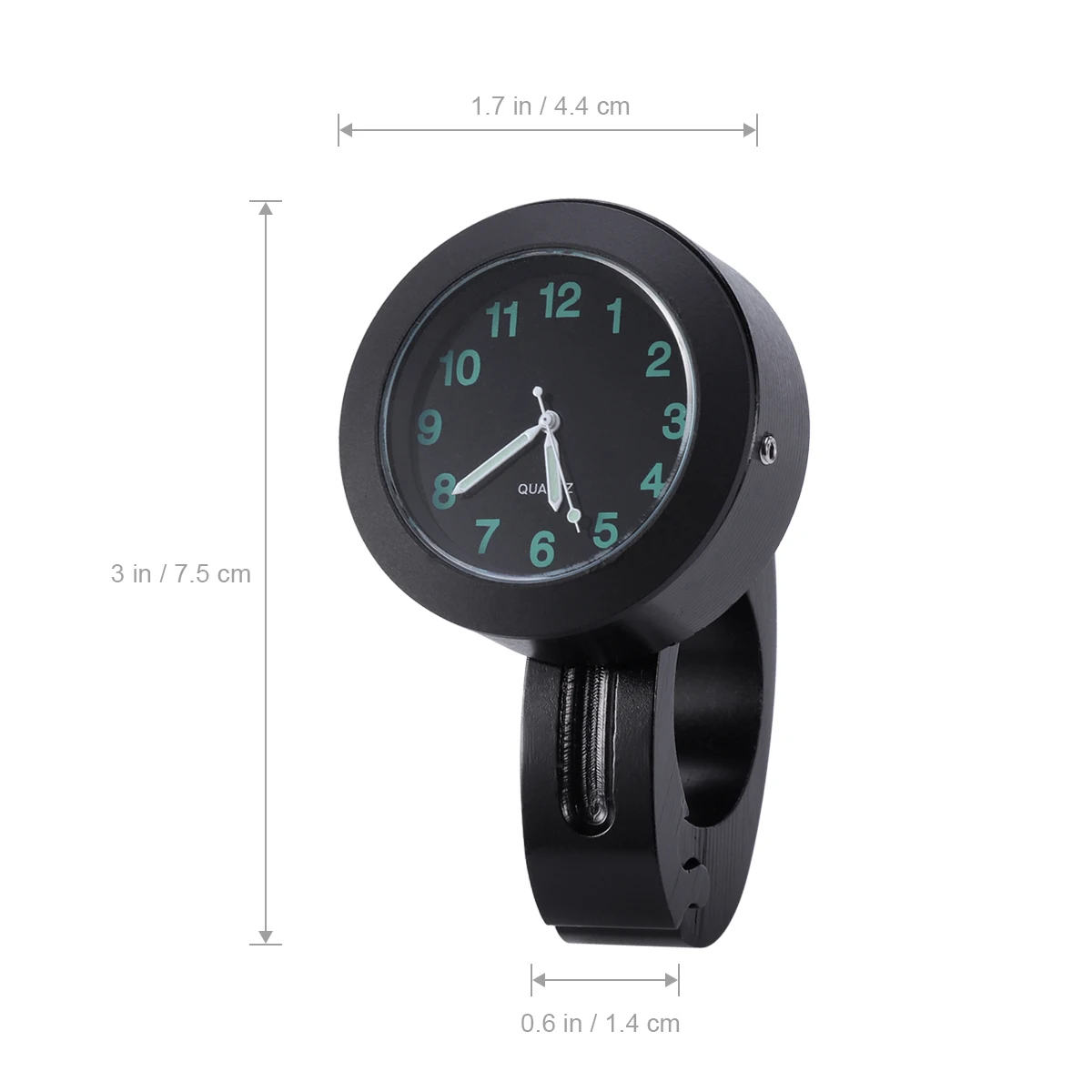 

Motorcycle Handlebar Clock Waterproof Glow Watch 7/8 Inch 1 Inch Durable Aluminum Alloy Bike Accessories Dial Motorcycle Parts