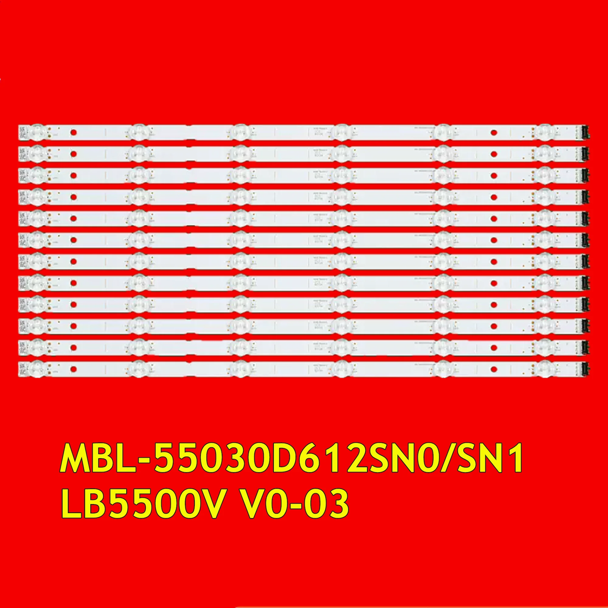 Led Tv Backlight Strip Voor KD-55X9000H KD-55X9100H MBL-55030D612SN0/Sn1 Lb 5500V V0-03