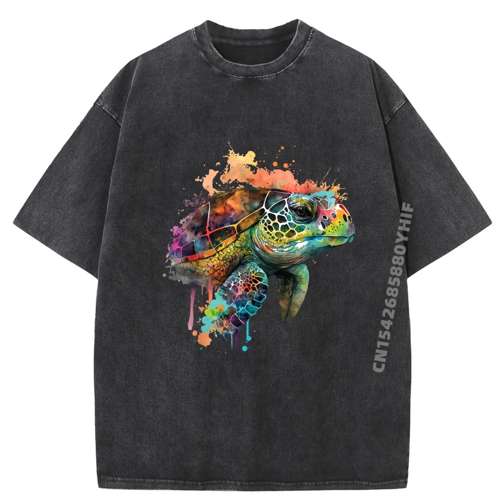 

Мужские футболки со скидкой, женские гавайские этнические черепахи, пляжные океанские обычные топы, футболки с принтом, мужская потертая футболка с коротким рукавом