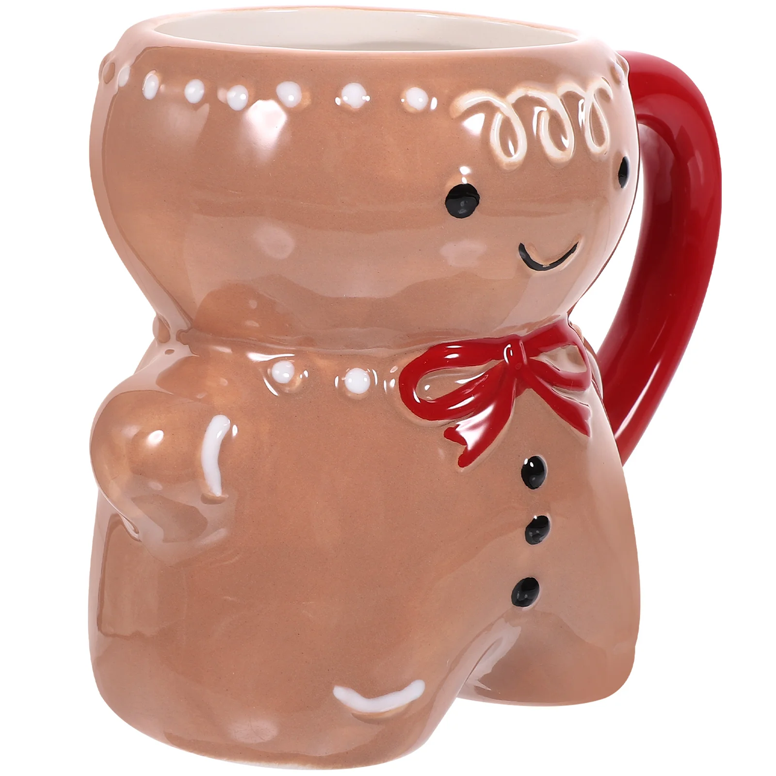 

Christmas Water Cup Gingerbread Man Vintage Decor Lovely Breakfast Ceramics Coffee