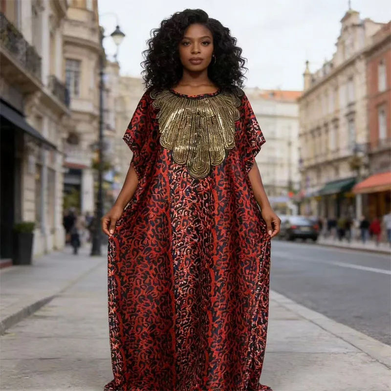 

Африканские платья больших размеров для женщин, летняя мода, длинное макси-платье из полиэстера с принтом, кафтан, дашики, африканская одежда, наряды.