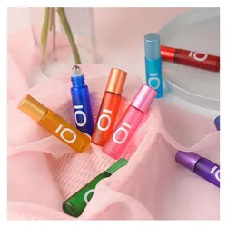5ml/10ml Glass Spray Bottle Essential Oil Bottle Roll Ball DIY Perfume Dropper Bottle Matte 8 Pcs Color Empty Bottle Wholesale