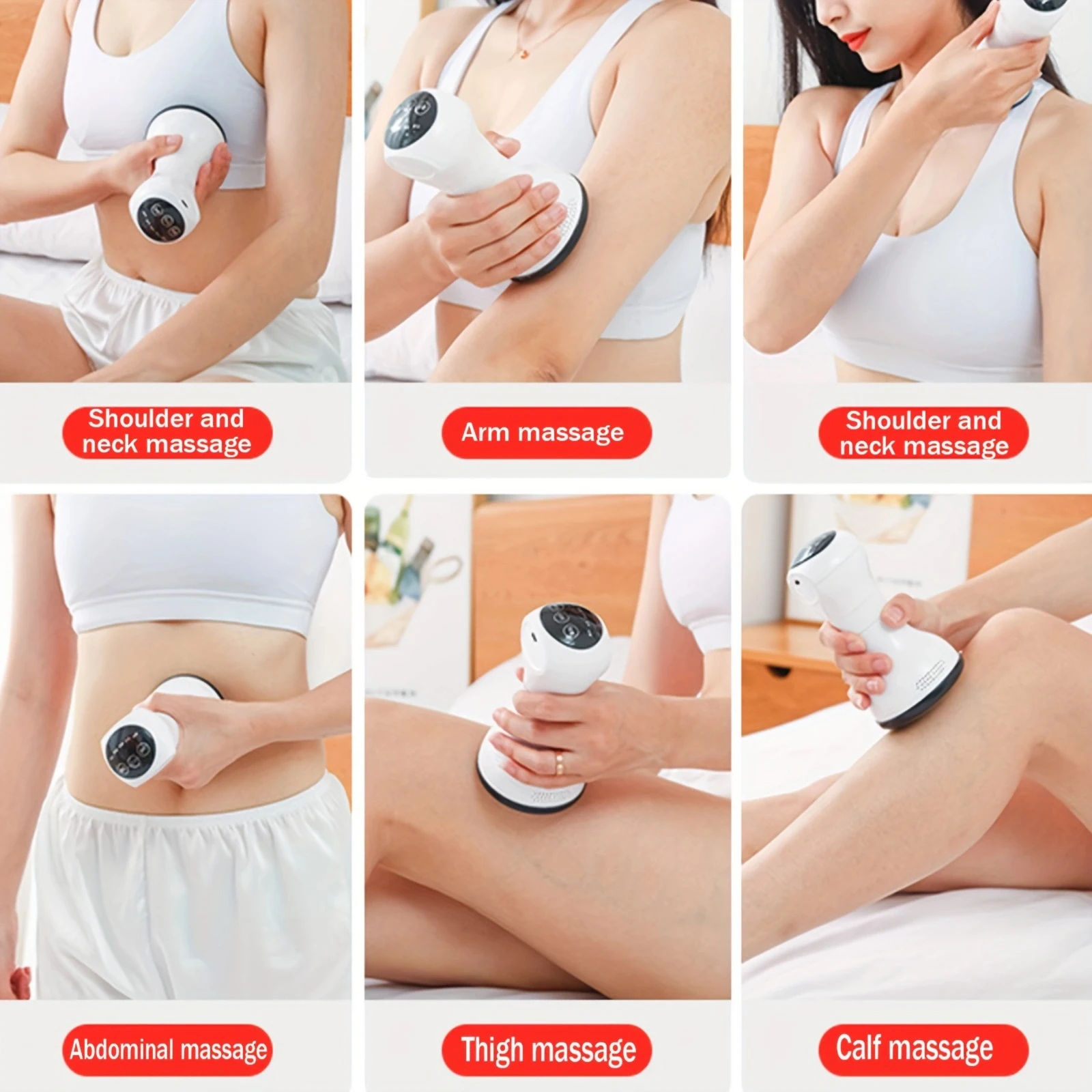 1 Piece of Pure Natural Bianstone Massager, Natural Moxibustion Instrument to Relieve Breast Nodule Pain, Hot Compress Therapy a