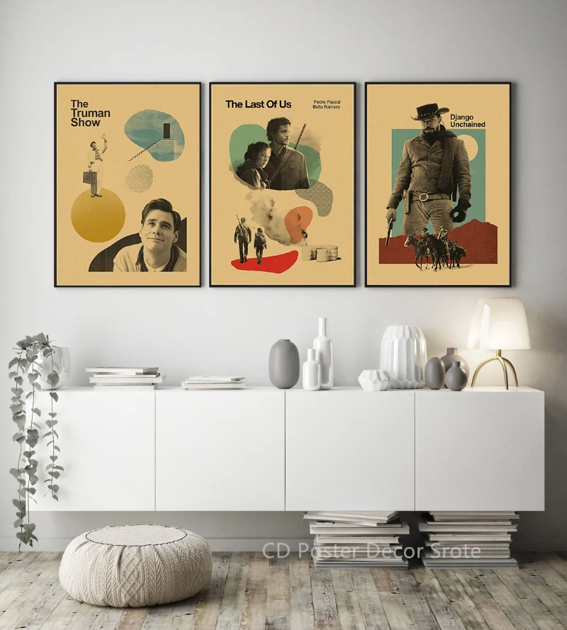 Classic Movie Poster The Truman Show/Breaking Bad/Inglourious Basterds Prints Vintage Room Home Bar Cafe Decor Art Wall Painting