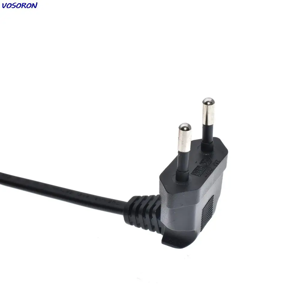 EU Schuko CEE7/16 plug to 2 Slot Polarized Figure 8 AC Adapter Power Cord European Power Adapter to IEC320 C7 AC Power Cord 1.8M