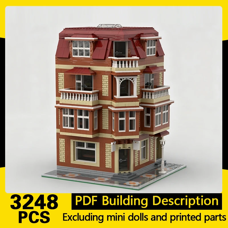 

City Street View Model MOC Building Bricks Antique Furniture Shop Modular Technology Gifts Holiday Assemble Children Toys Suit