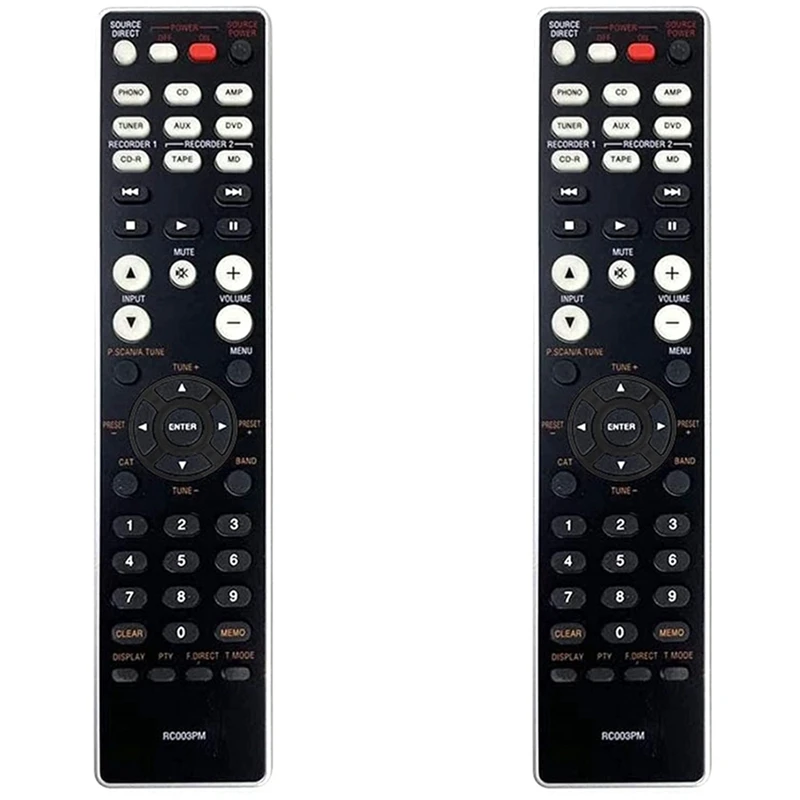 2X Replace Remote Control RC003PM For Marantz AV Receiver PM5003 PM5004 PM5005 PM6003 PM6004 PM6005 PM6006 PM7003