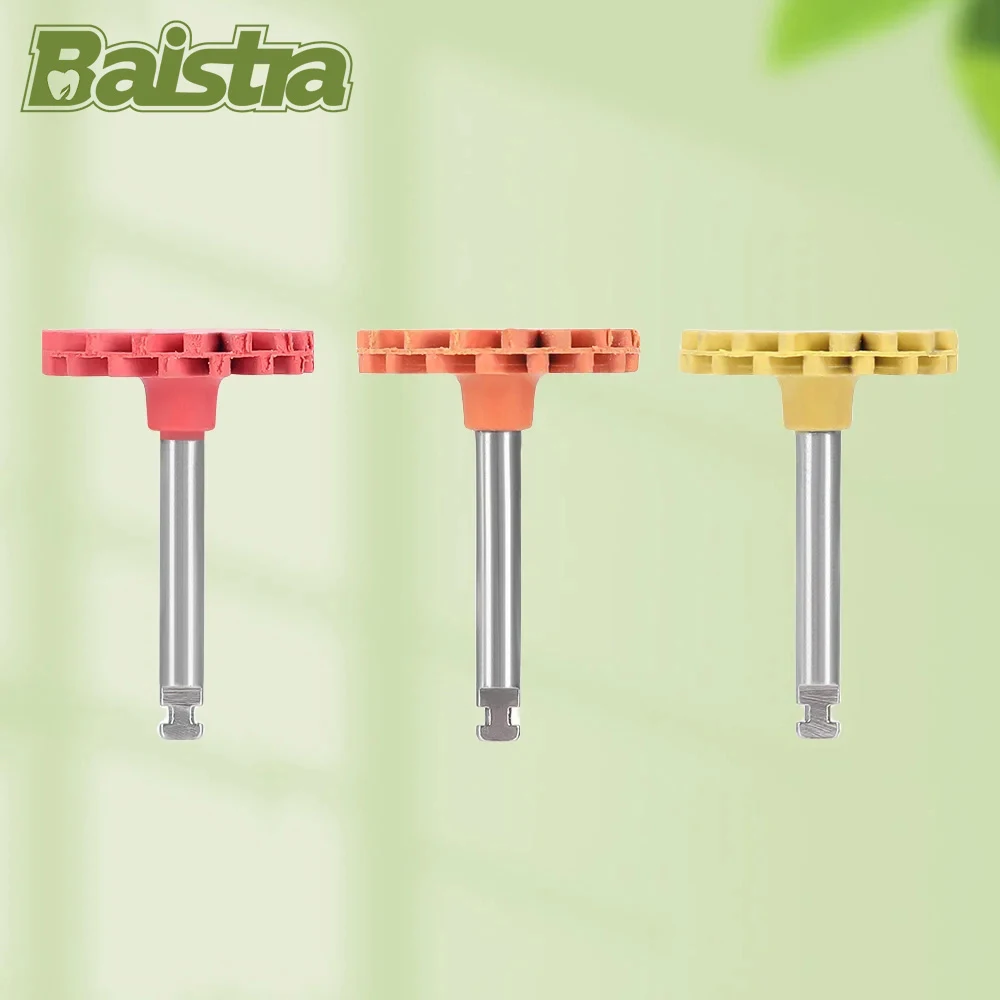 1 Pcs BAISTRA Dental Composite Polishing Wheel Shank Diameter RA 2.35 mm Polishing for Composite Ceramic 135℃ Autoclavable