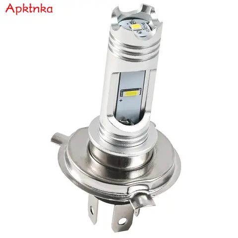 9-85V Universal H4 Headlight LED Bulbs For Motorcycle Electric Motorbike Scooter Xenon White 6000K Plug and Play HS1 Head Light