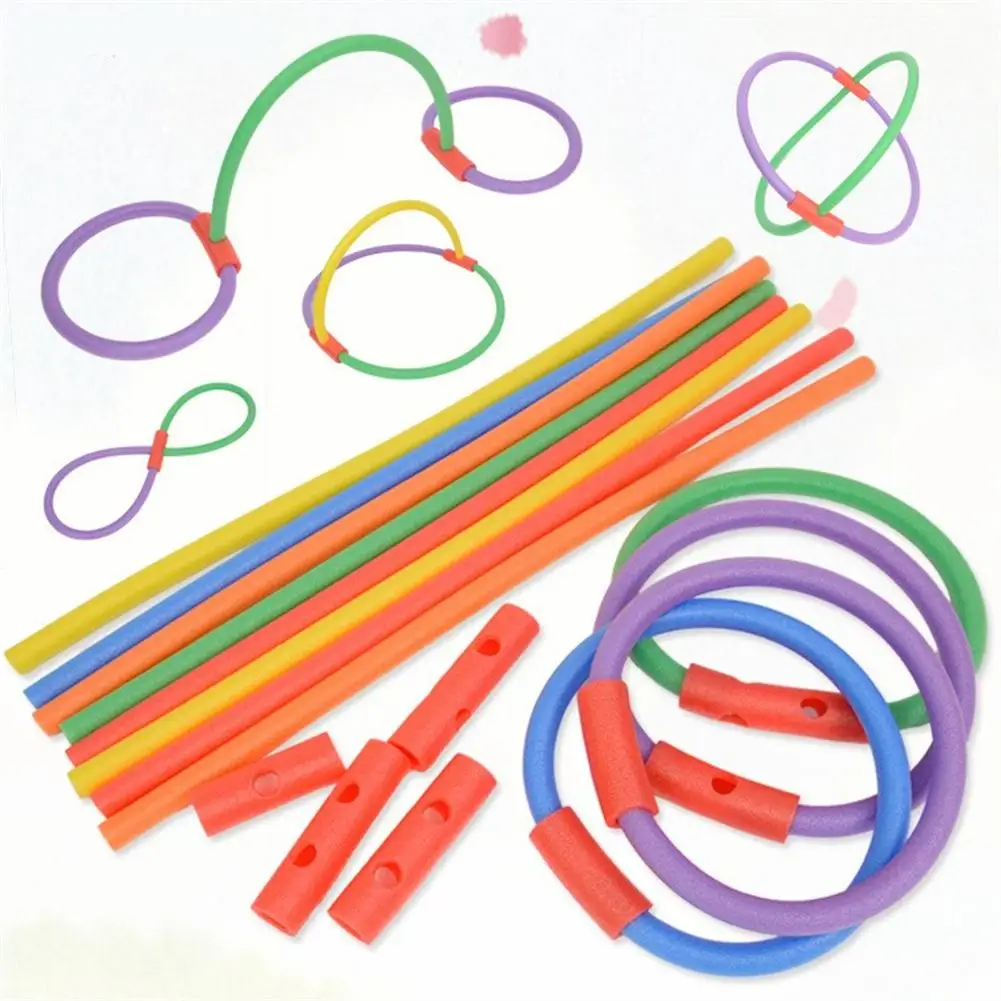 Flexible Colorful Solid Foam Pool Noodles Swimming Water Float Aid Woggle Noodles