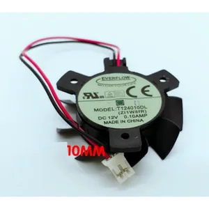 Kipas Pendingin Baru untuk ASUS GT730-GD3-V5 Kipas Kartu Grafis HD4550 T124010DL Jarak Lubang 2.6 cm 6 kipas gt730 penjualan terbaik - №