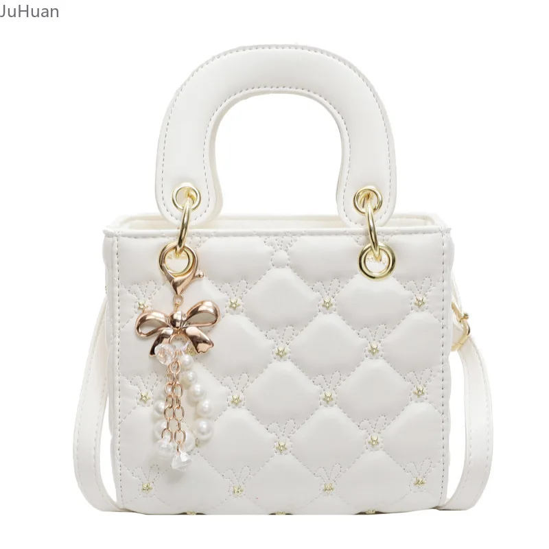 

Мини-маленькая квадратная сумка-тоут, женская дизайнерская роскошная сумка, брендовая классическая сумка, женская однотонная сумка через плечо из искусственной кожи с тиснением, черная