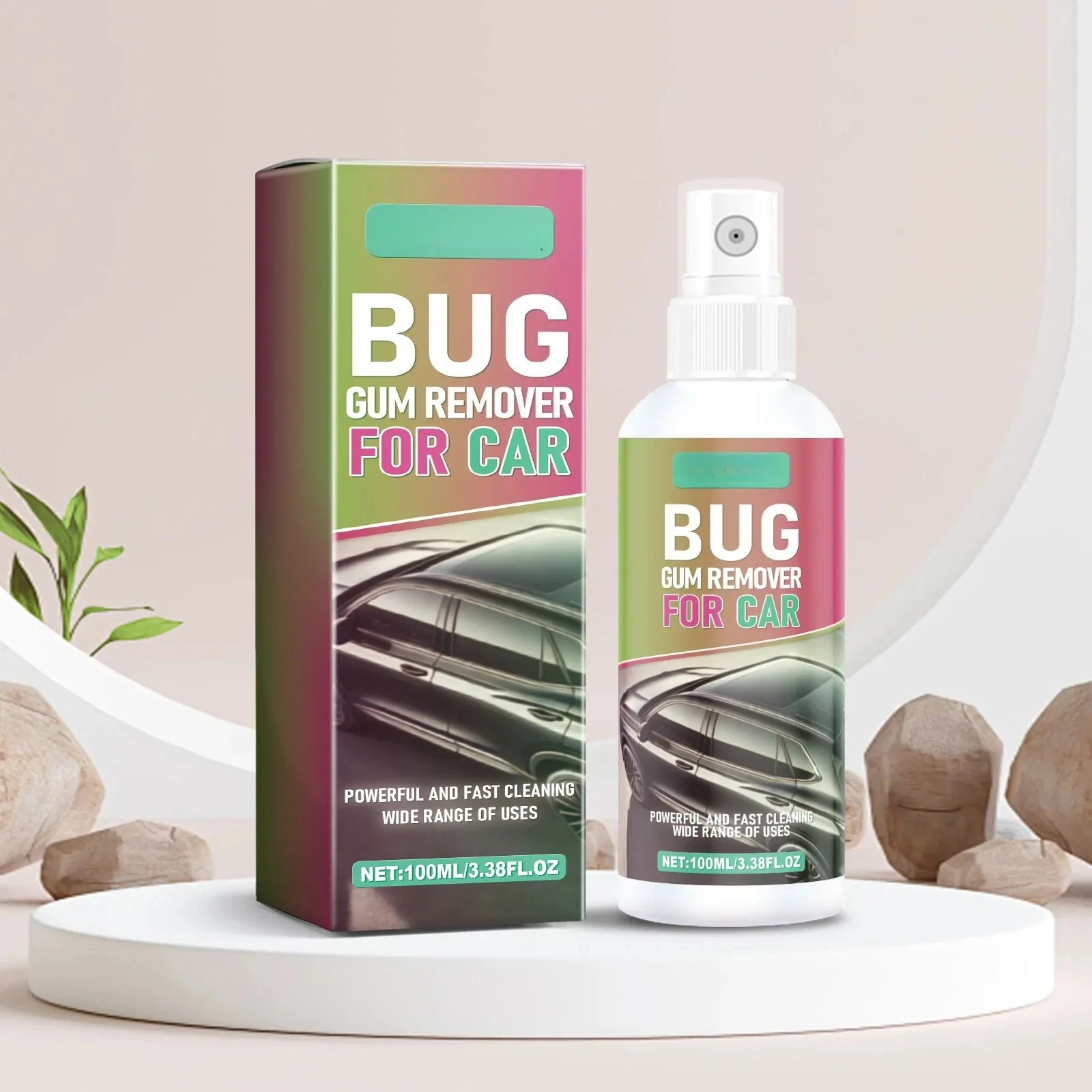 Limpiador eliminador de insectos para automoción, limpiador detallado de coches para renovación de automóviles, eliminación de manchas de pintura, limpieza efectiva de manchas de insectos para vehículos