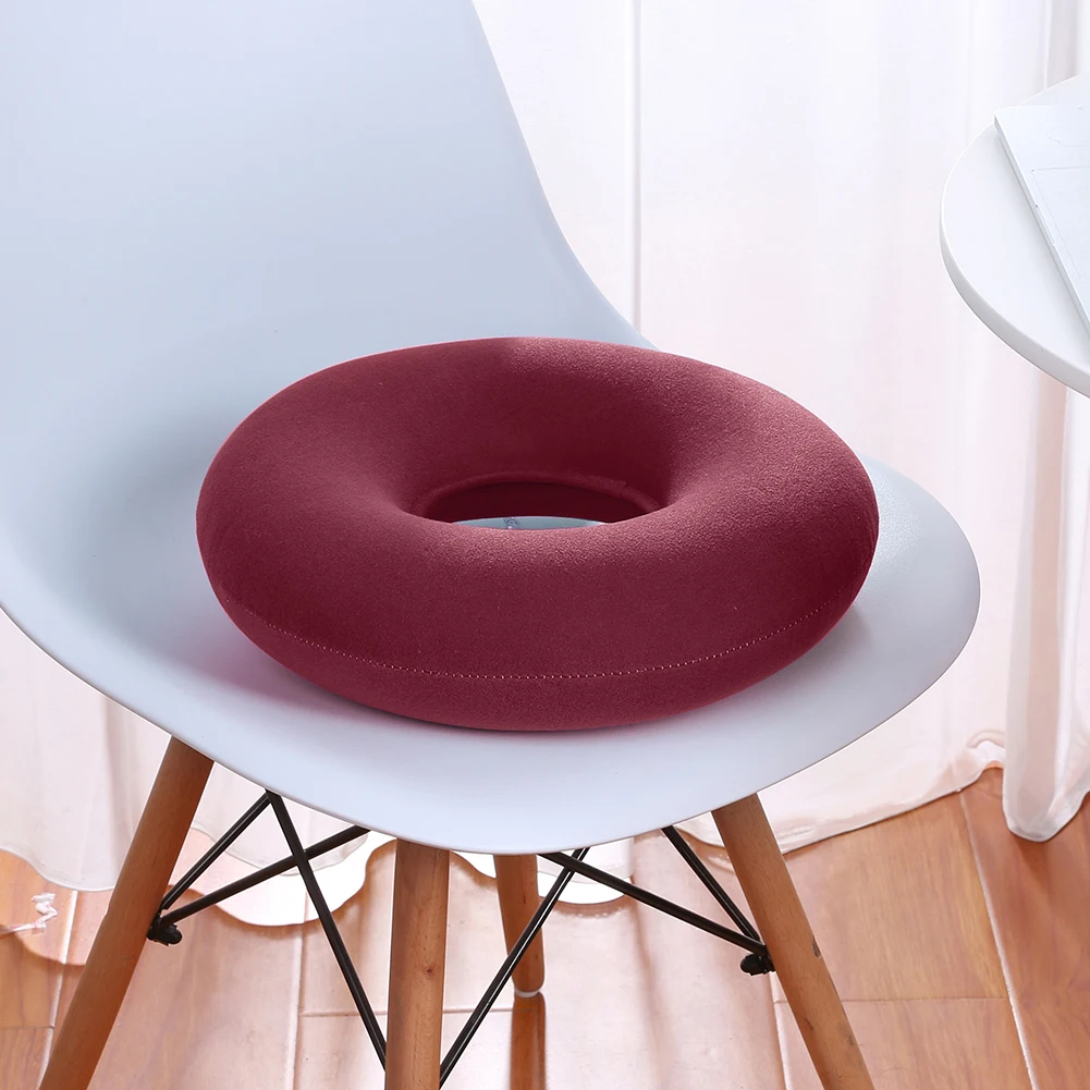 Chair Seat Cushion Home Office Use Tailbone Pain Relief Donut Cushion with Pump Donut Pillow Seat Cushion for Butt Bed Sores