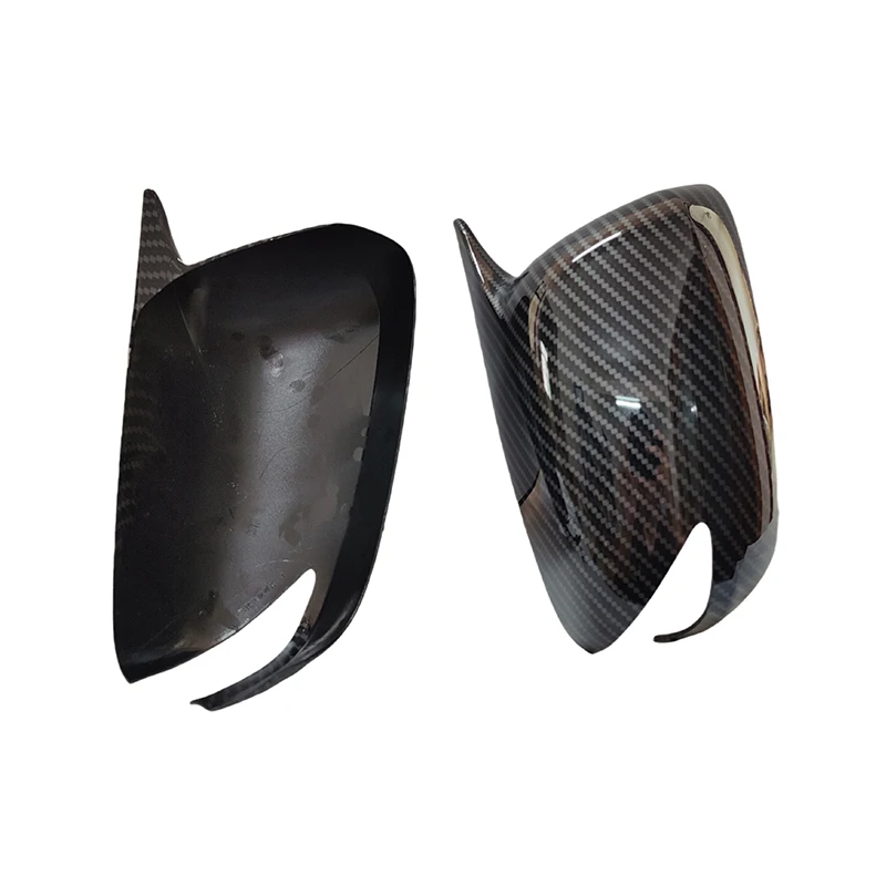 For Honda Jazz FIT GE GE6 GE8 2008-2013 Side Mirrors Cover Rear View Mirror Caps Car Door Side Rearview Wing Mirror Cover Add-on