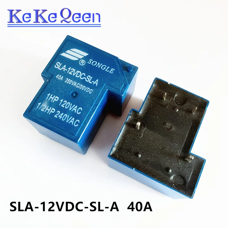 2PCS/LOT  Power relays SLA-12VDC-SL-A SLA-24VDC-SL-A 4PINS 12V 24V 40A  T90 new and original