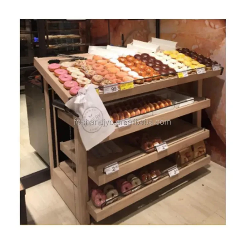 

Customize.Layout Design of Bread and Fruit Cabinet Snack bar Snack Rack Store Design Small Shop