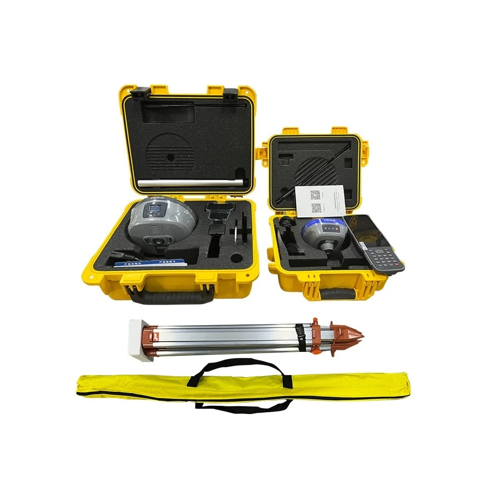 Penerima GNSS RTK GPS CHCNAV Presisi Tinggi I73 / X6 Alat Ukur Survei Tanah Gnss Rtk Base dan Rover Gnss Rtk